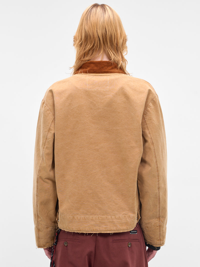 Sand Deconstructed Workwear Jacket (CF-21-10-01-01-SAND-VINTAGE-WA)