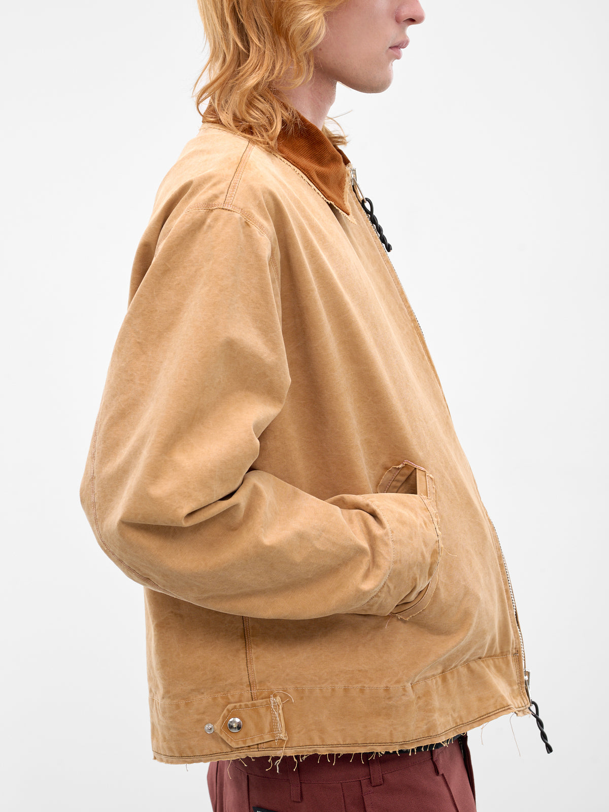 Sand Deconstructed Workwear Jacket (CF-21-10-01-01-SAND-VINTAGE-WA)