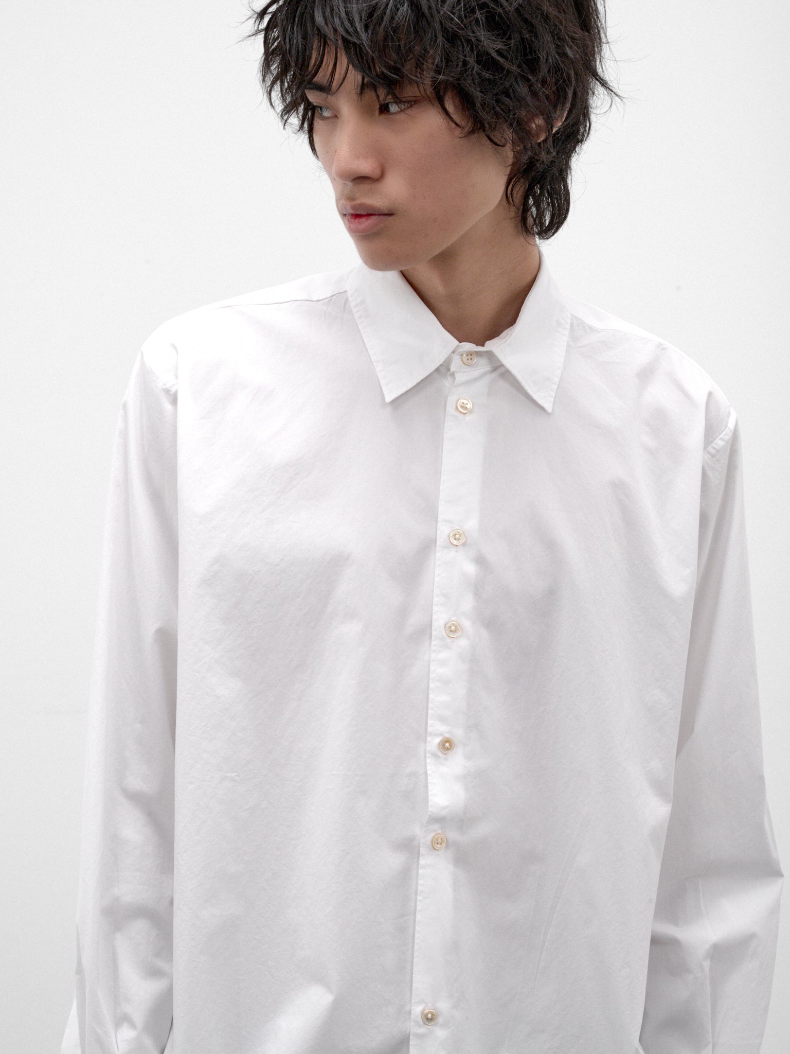 White Cotton Big Shirt (CF-22-04-03-02-OPTICAL-WHITE)