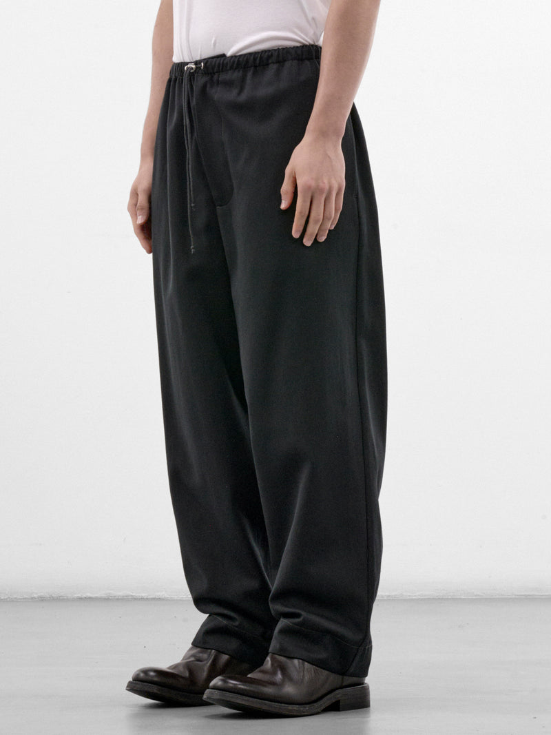 Gray Wool Twill Relaxed Trousers (CF-22-06-02-03-GREY)
