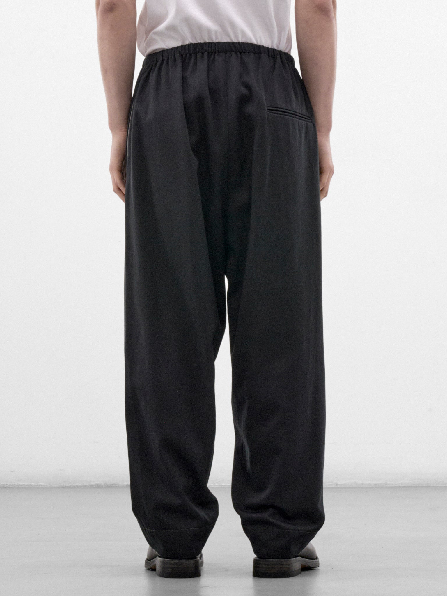 Gray Wool Twill Relaxed Trousers (CF-22-06-02-03-GREY)