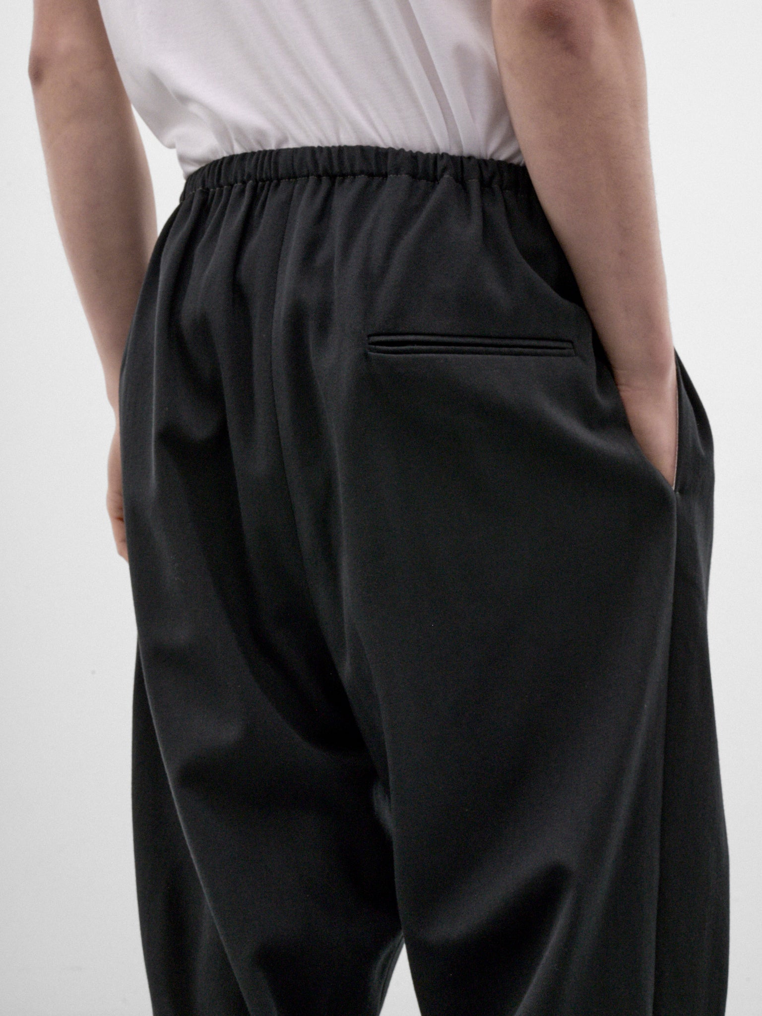Gray Wool Twill Relaxed Trousers (CF-22-06-02-03-GREY)