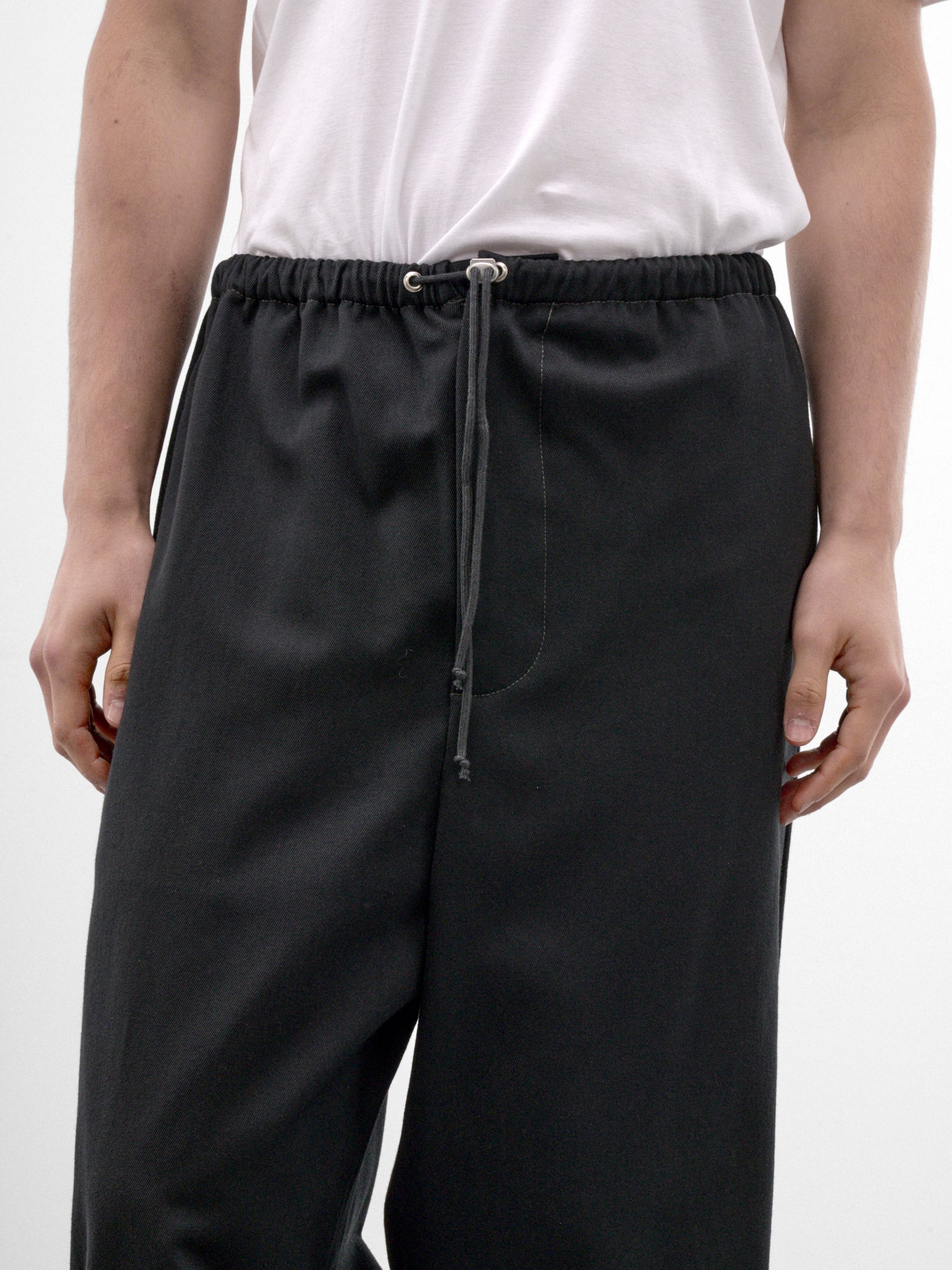 Gray Wool Twill Relaxed Trousers (CF-22-06-02-03-GREY)
