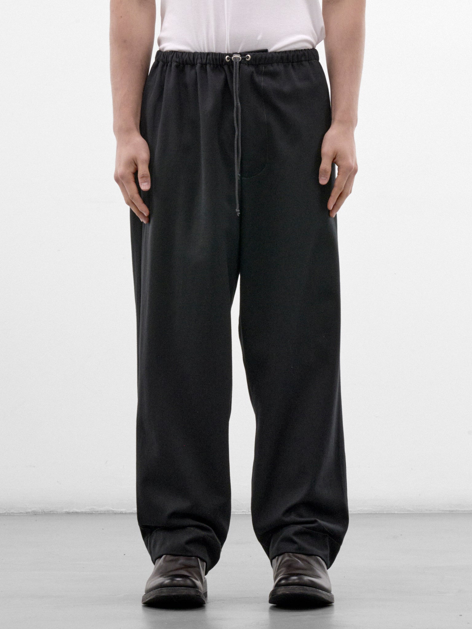 Gray Wool Twill Relaxed Trousers (CF-22-06-02-03-GREY)