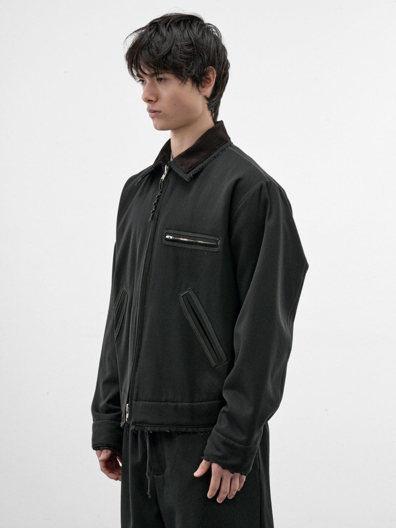 Gray Wool Twill Workwear Jacket (CF-22-10-03-01-GREY)