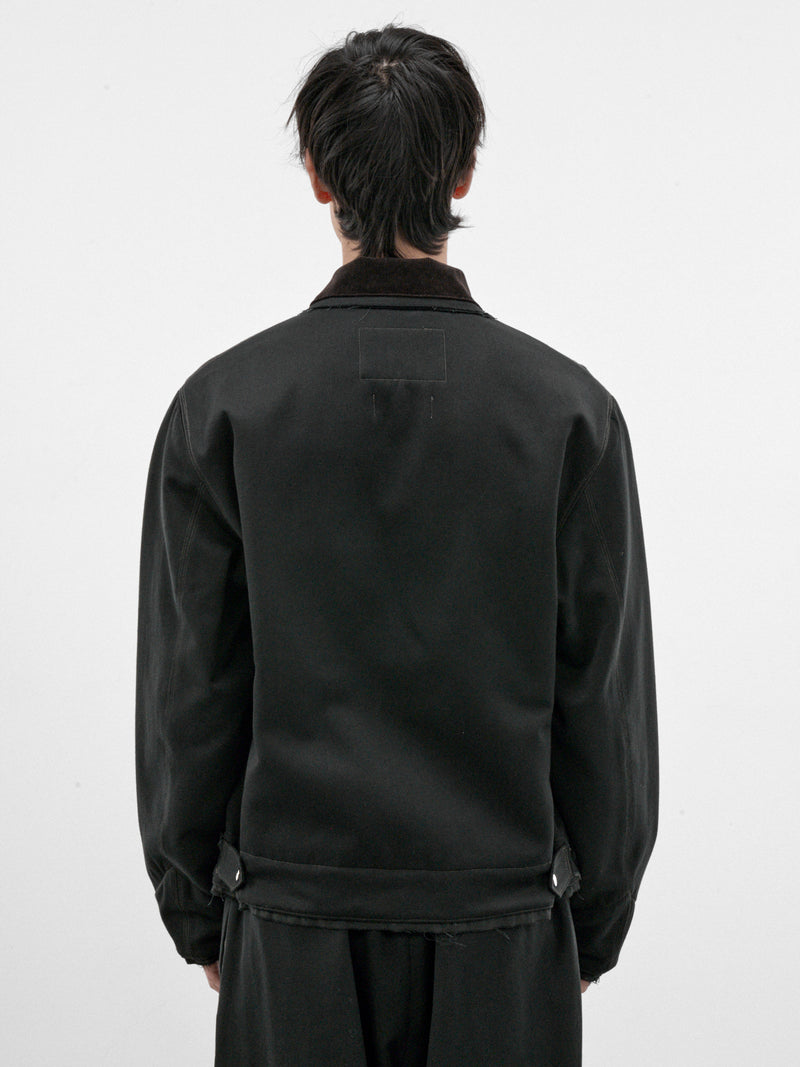 Gray Wool Twill Workwear Jacket (CF-22-10-03-01-GREY)
