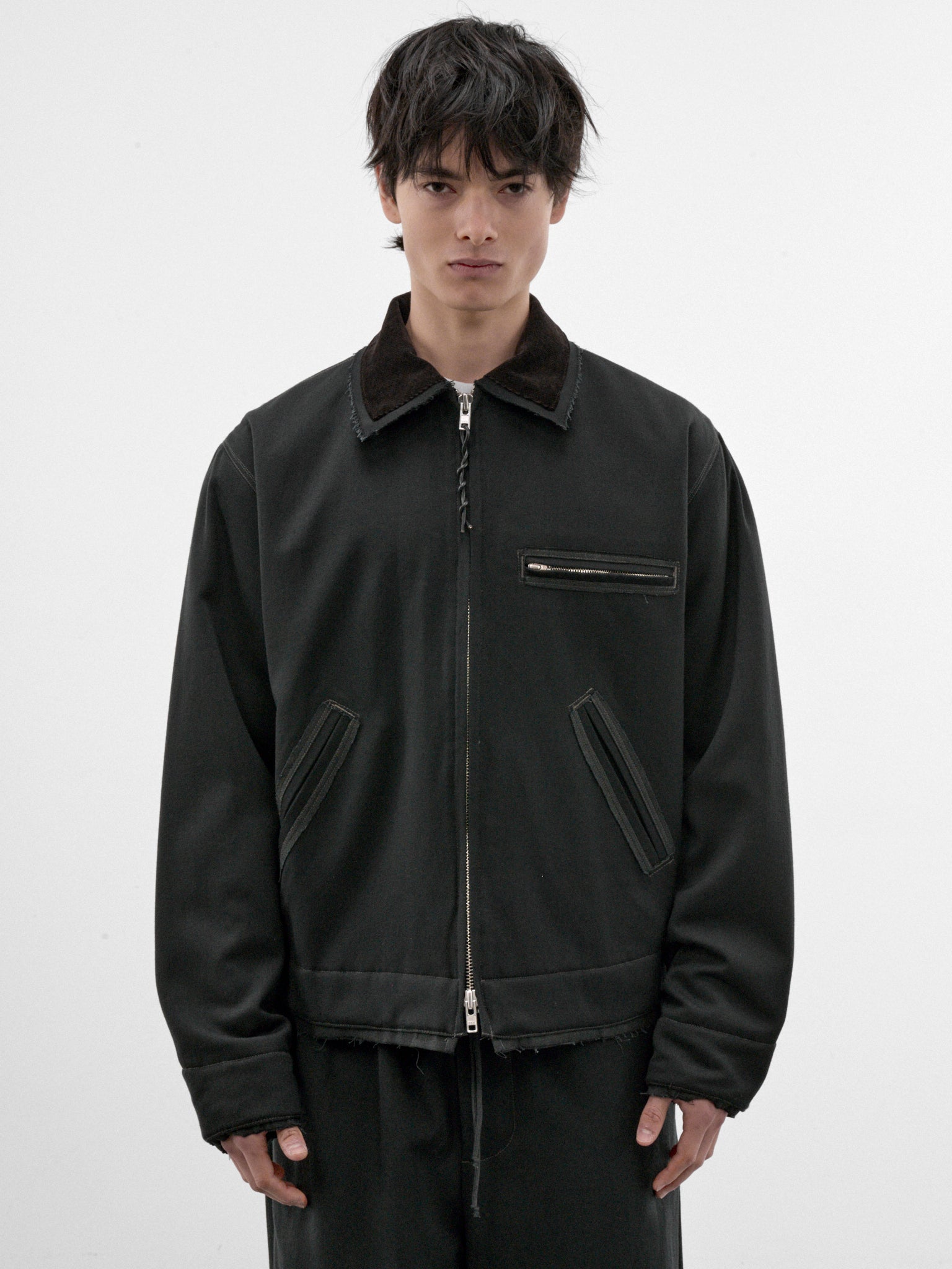 Gray Wool Twill Workwear Jacket (CF-22-10-03-01-GREY)