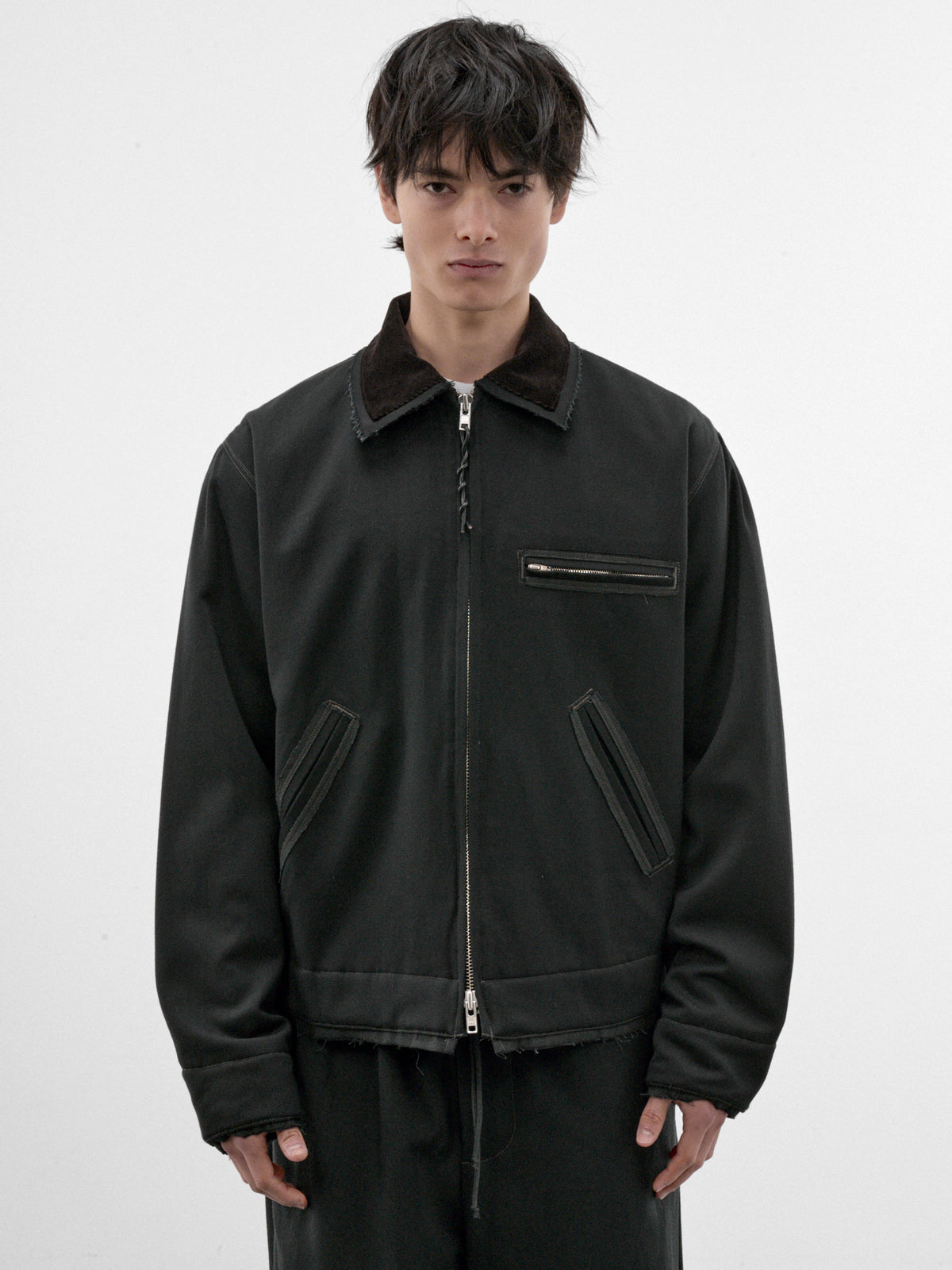 Gray Wool Twill Workwear Jacket (CF-22-10-03-01-GREY)