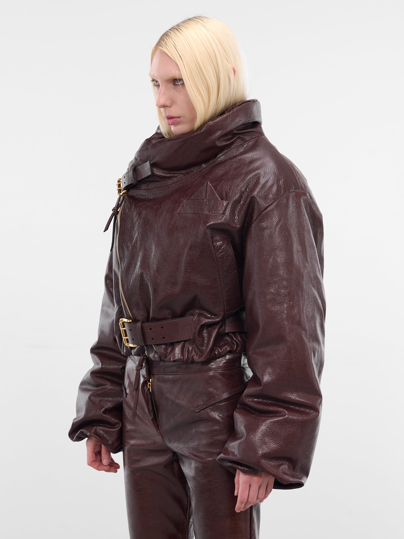 Brown Leather Christie Bomber Jacket (CHRISTIE-BOMBER-2-TOFEE)
