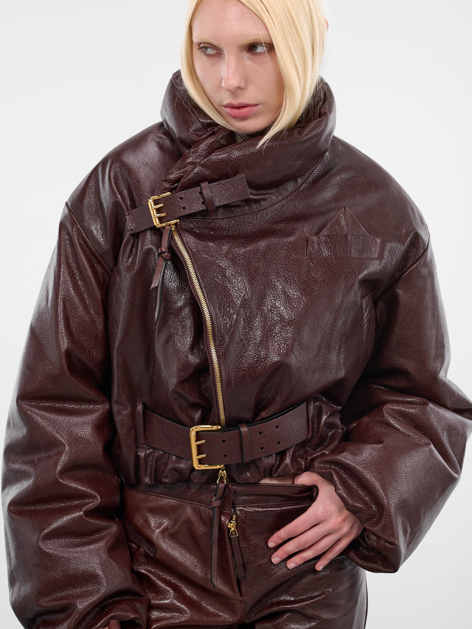 Brown Leather Christie Bomber Jacket (CHRISTIE-BOMBER-2-TOFEE)