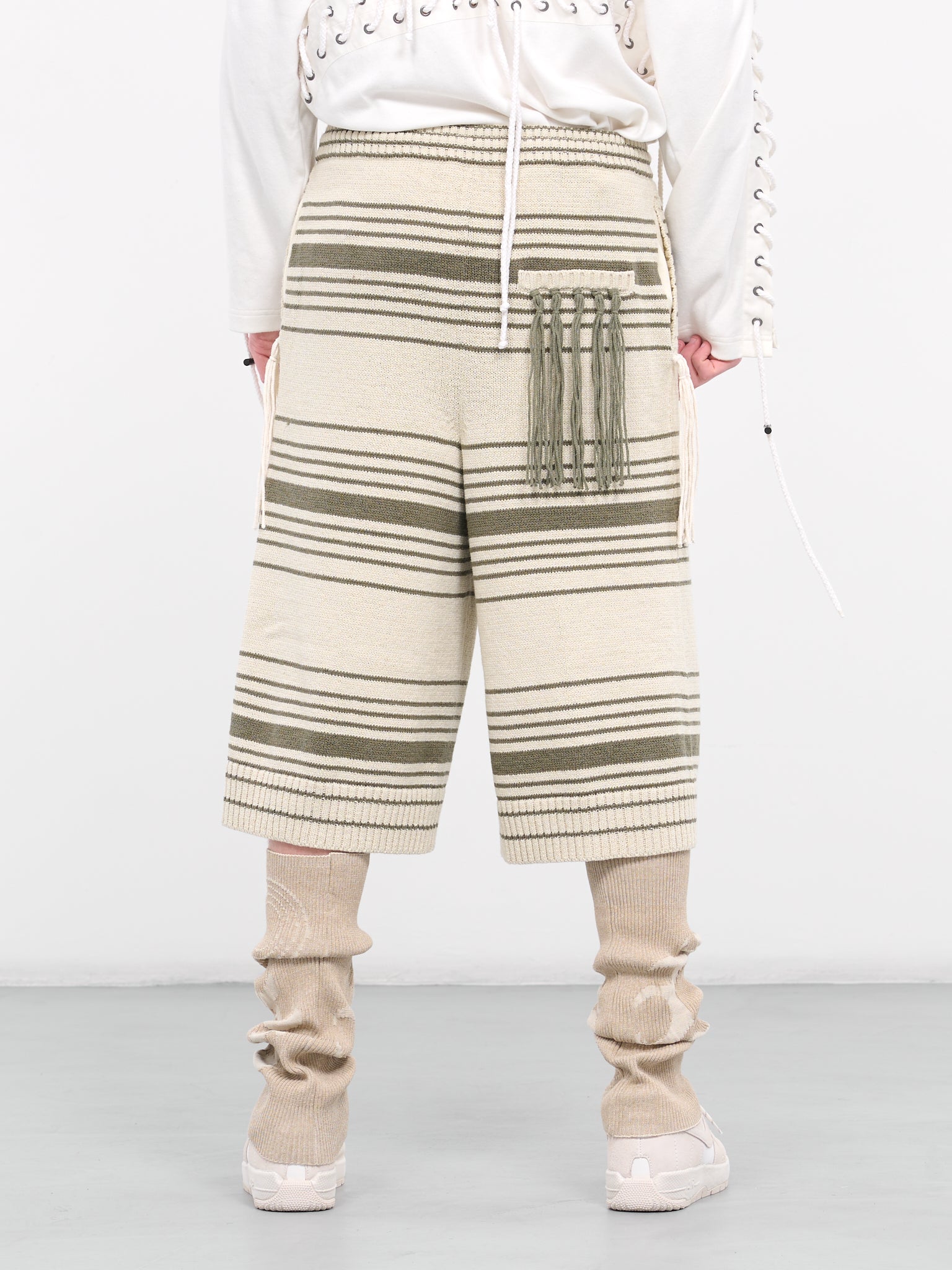 Stripe Shorts (CKNTRP01-ECRU-MONO-STRIPE)