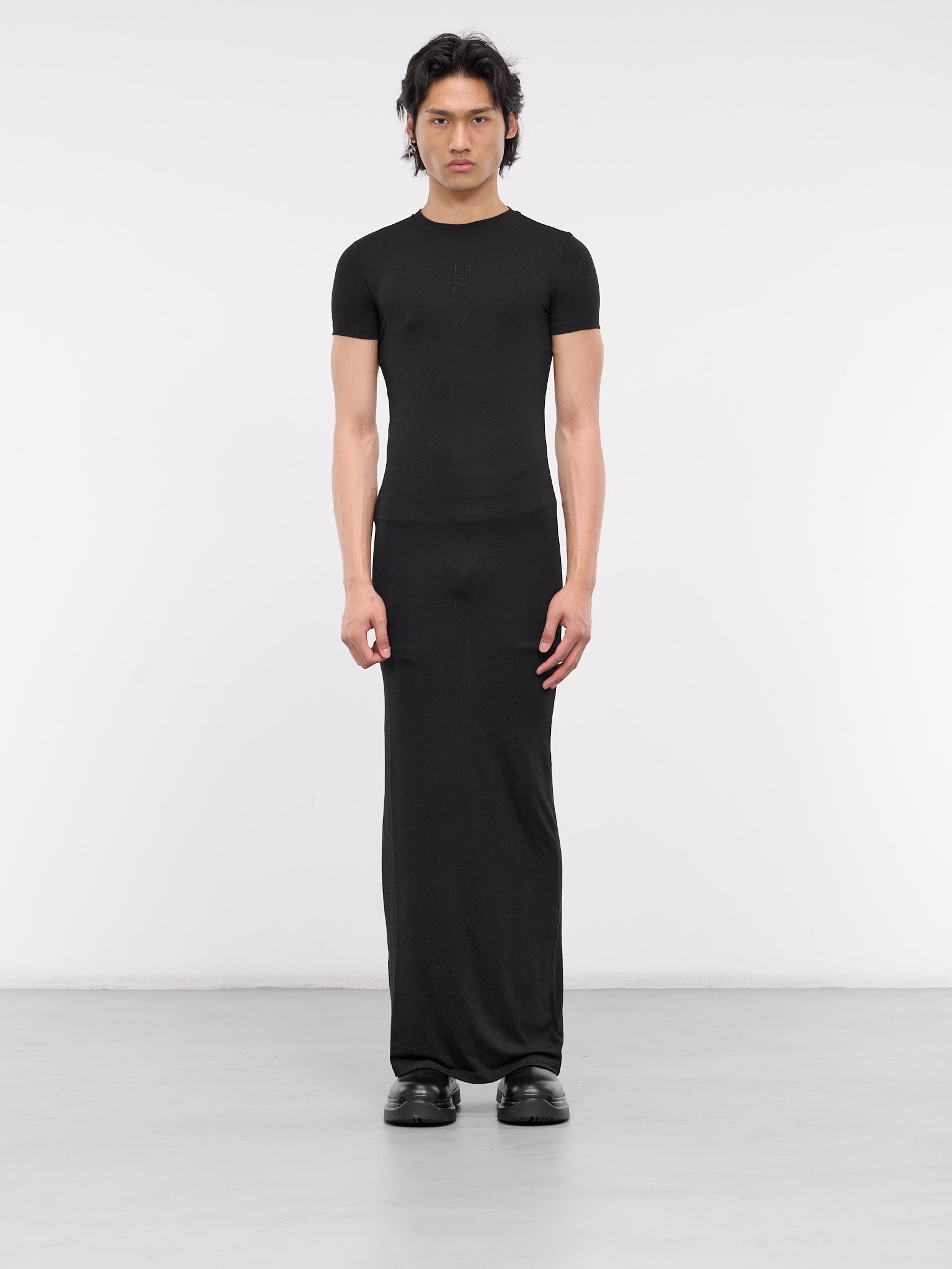 Long Simple Dress (CO-DR018-W-JE-BLACK)