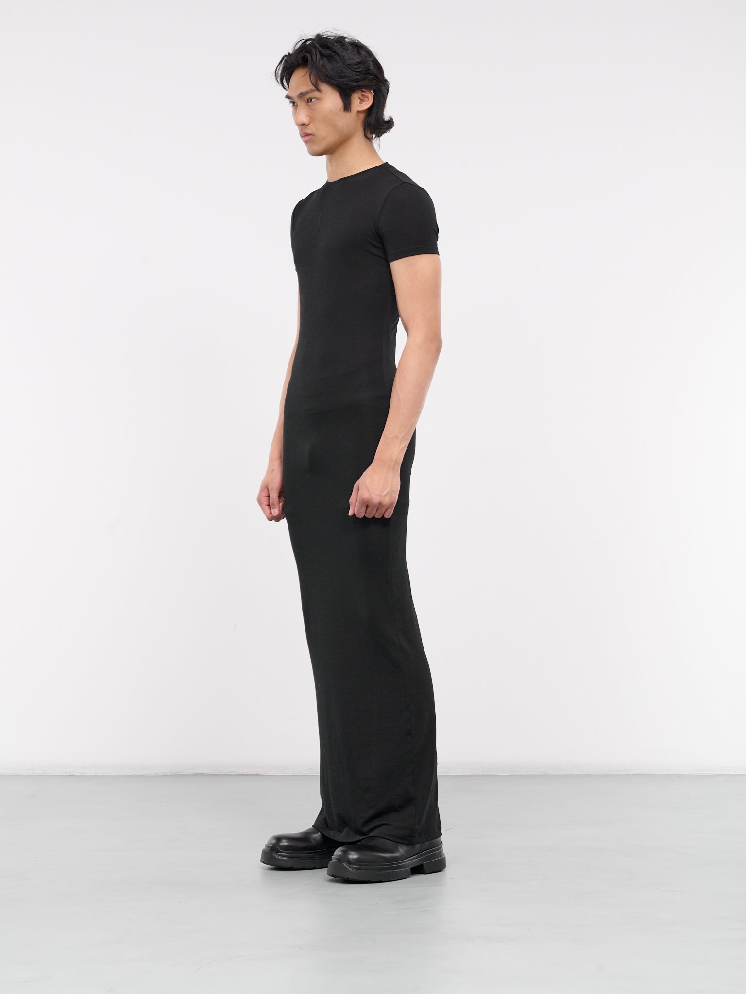 Long Simple Dress (CO-DR018-W-JE-BLACK)