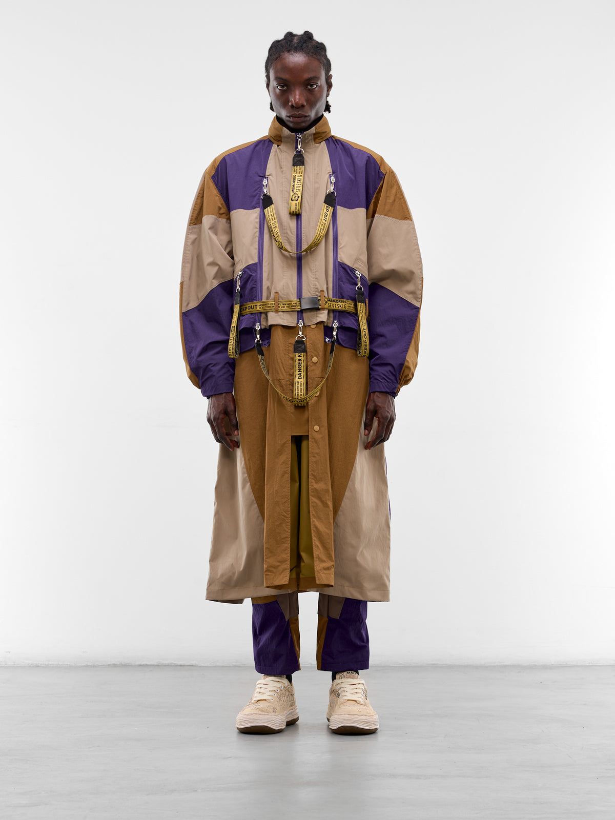 Detachable Layering Nylon Tech Coat (CO-SV-NRS-1001-BEIGE)