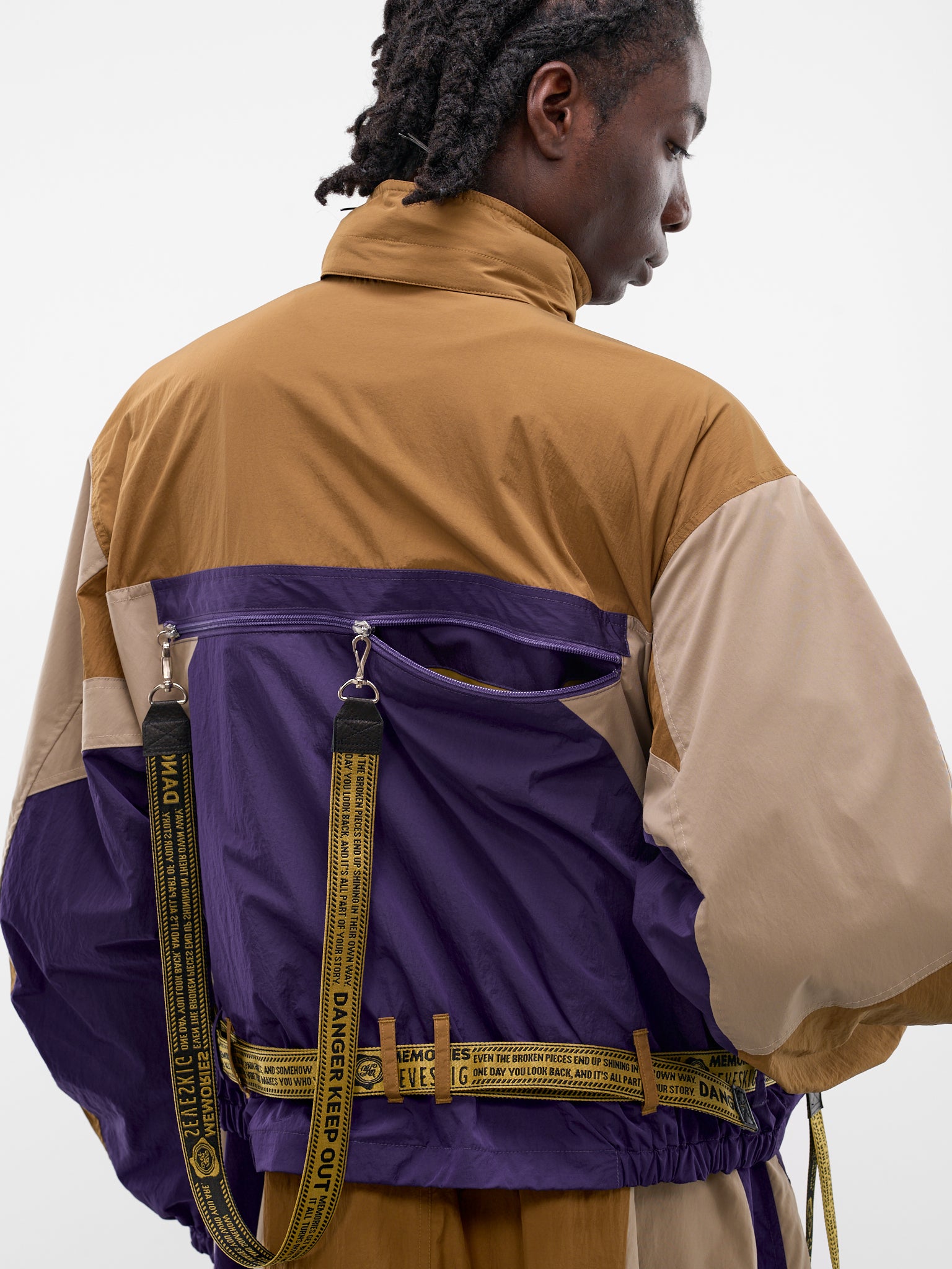 Detachable Layering Nylon Tech Coat (CO-SV-NRS-1001-BEIGE)