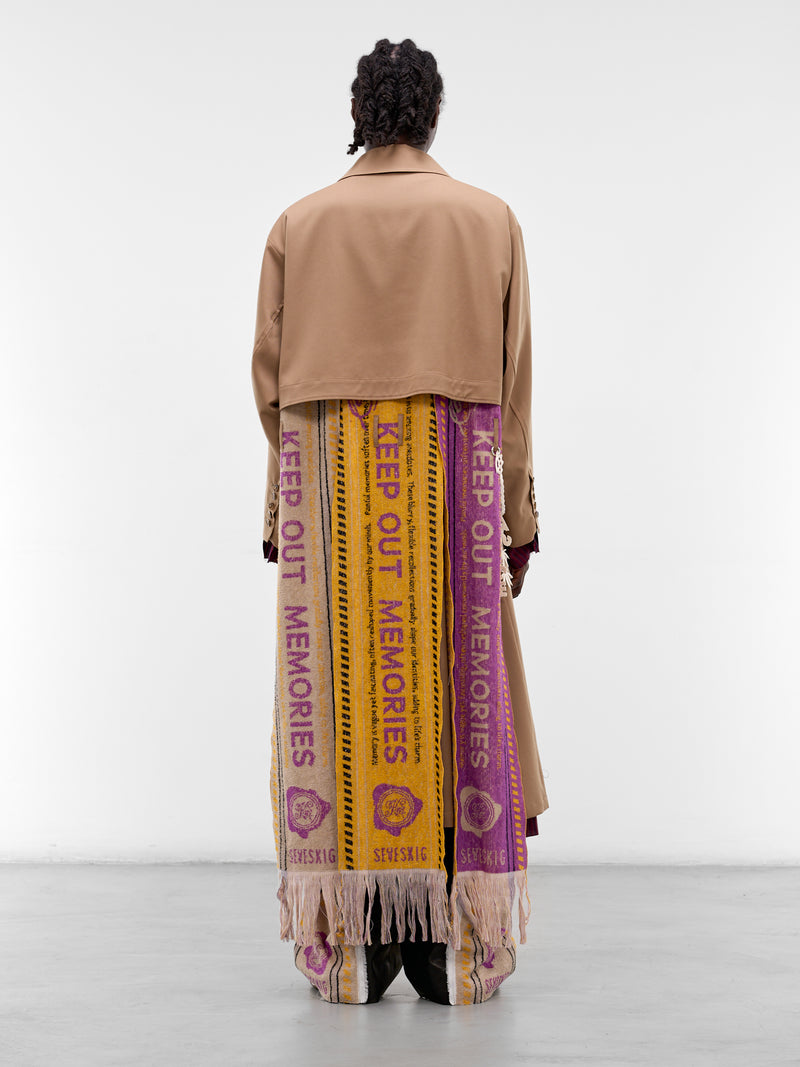 Beige Memory Keychain Chest Coat (CO-SV-NRS-1002-BEIGE)