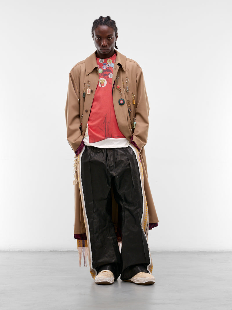 Beige Memory Keychain Chest Coat (CO-SV-NRS-1002-BEIGE)