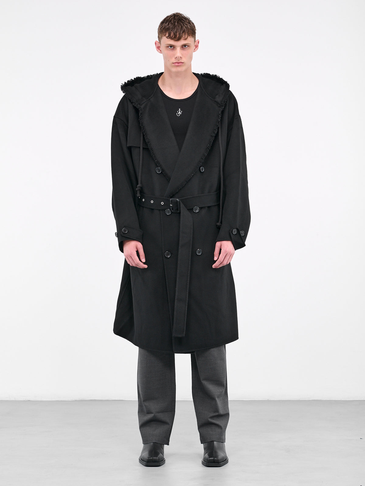 Hooded Trench Coat (CO0264-PG1332-999-BLACK)