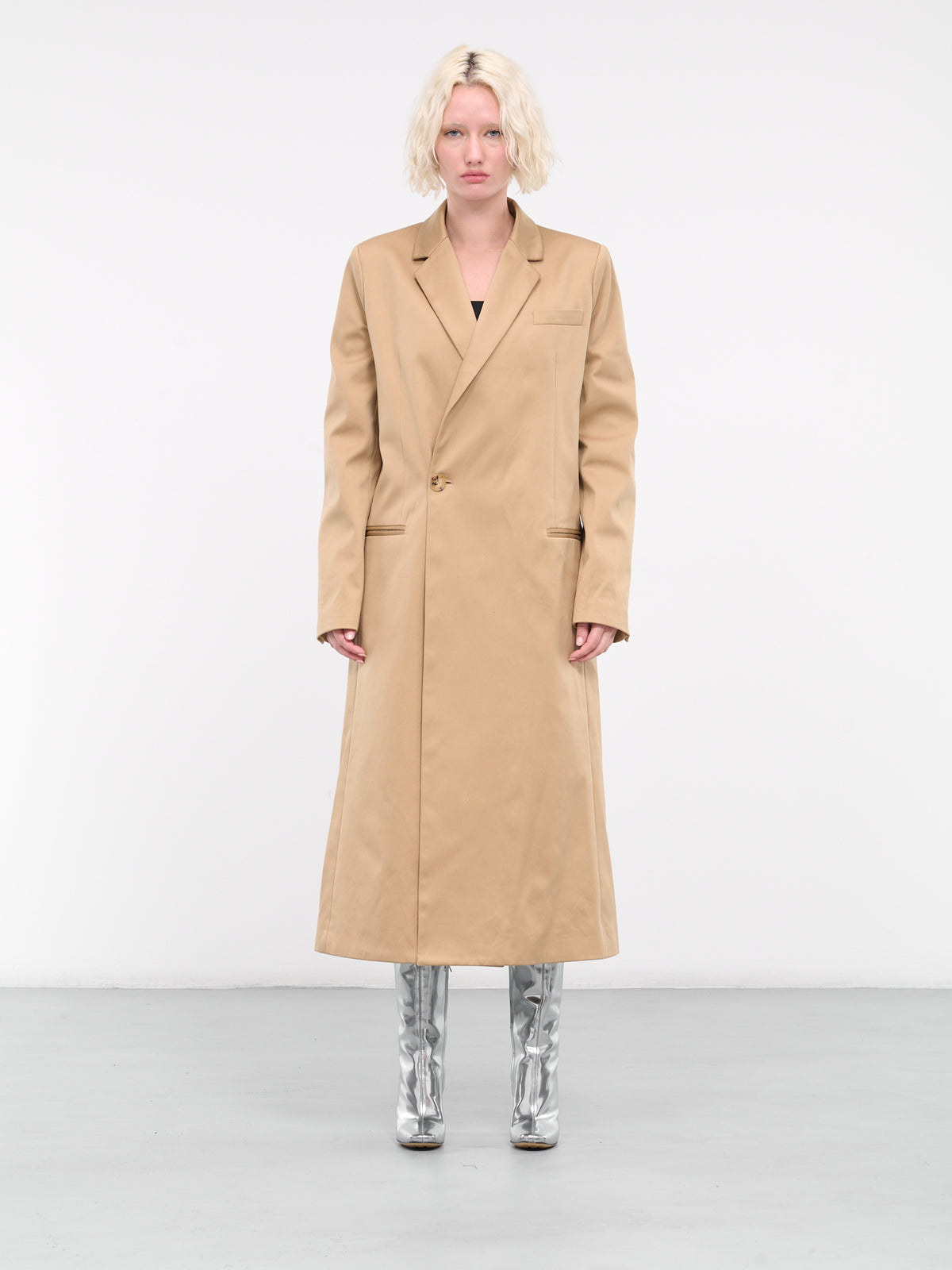 Double-Breasted Tailored Coat (CO0291-PG1469-132-BEIGE)