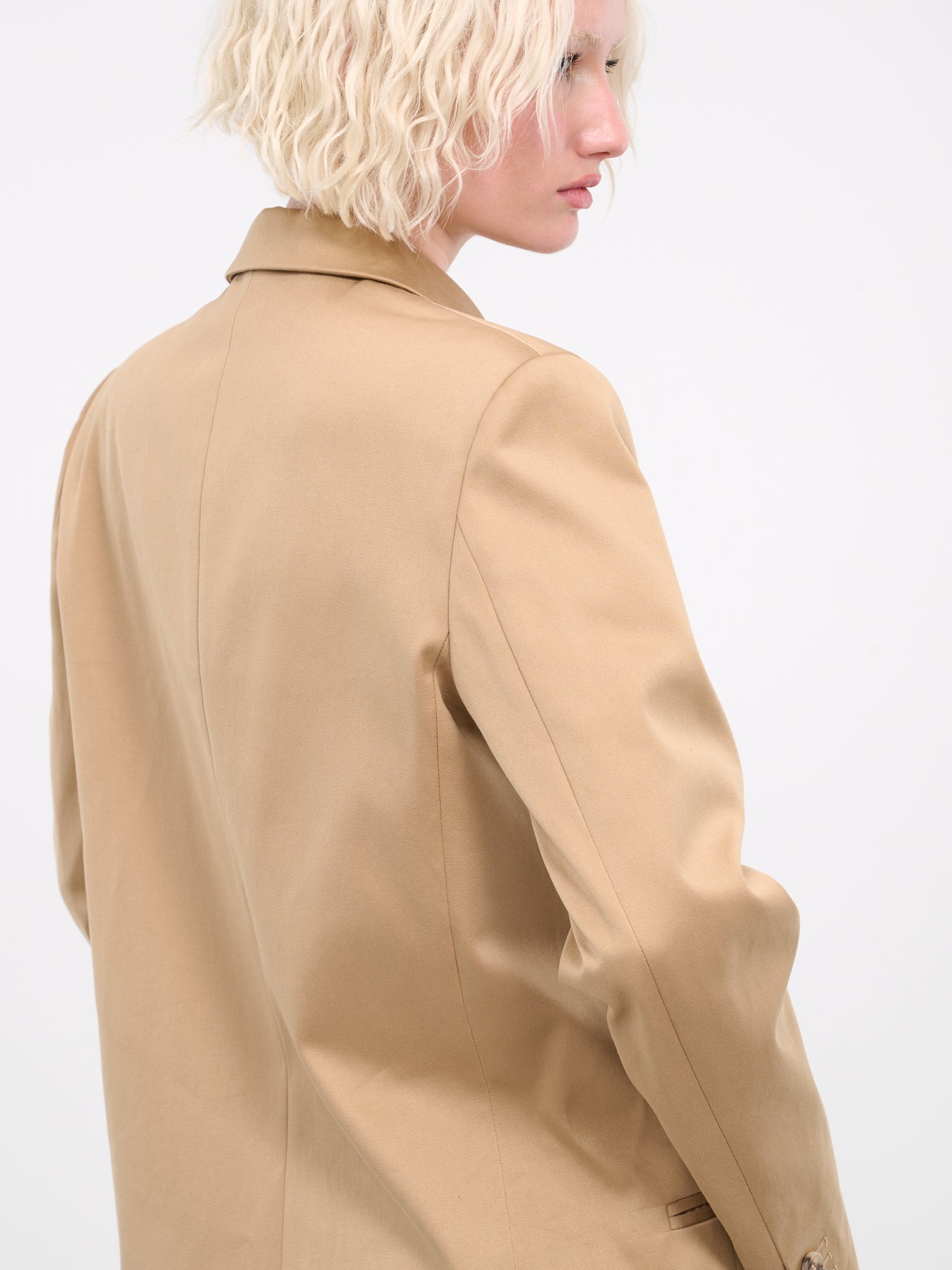 Double-Breasted Tailored Coat (CO0291-PG1469-132-BEIGE)