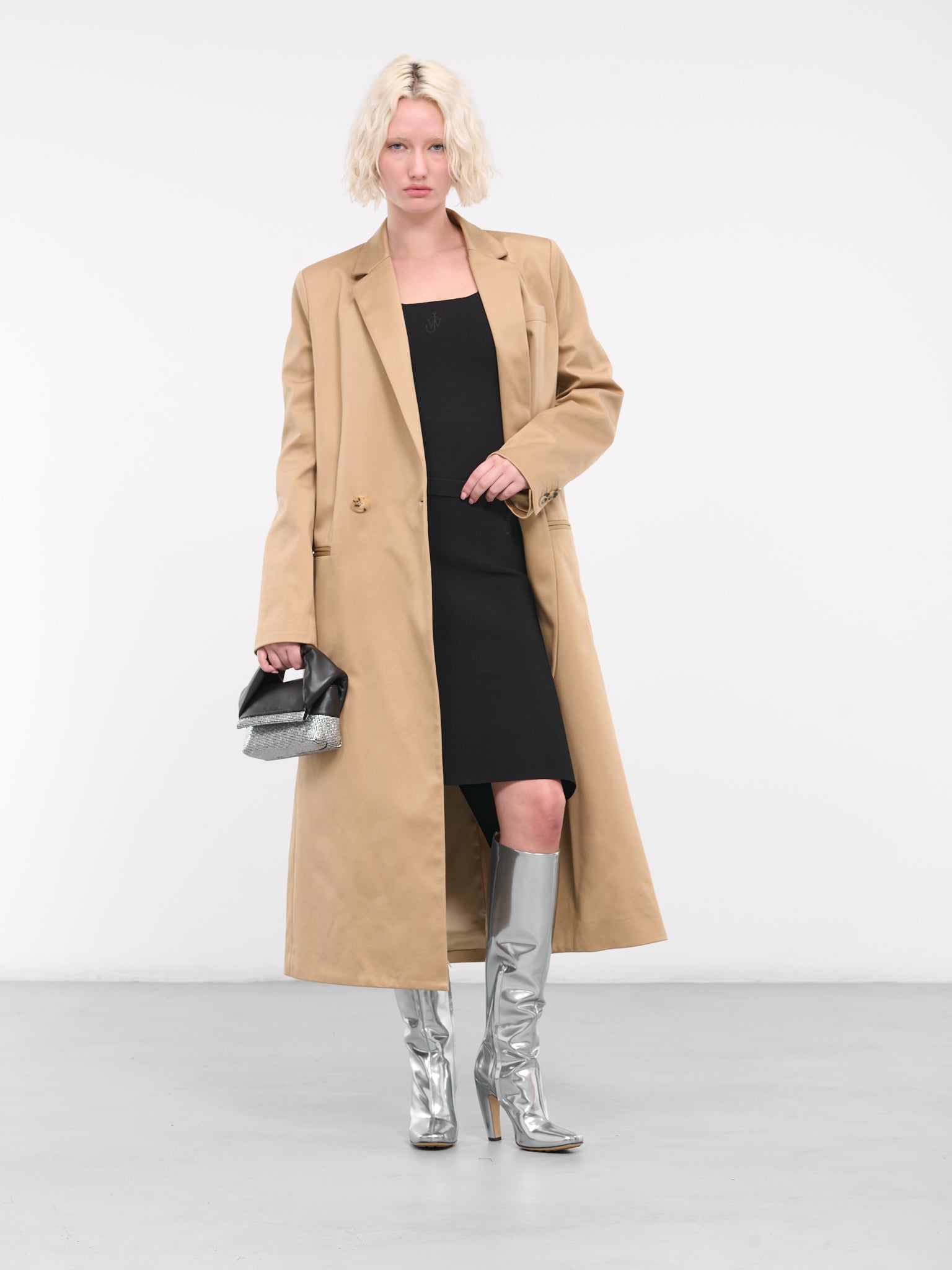 Double-Breasted Tailored Coat (CO0291-PG1469-132-BEIGE)