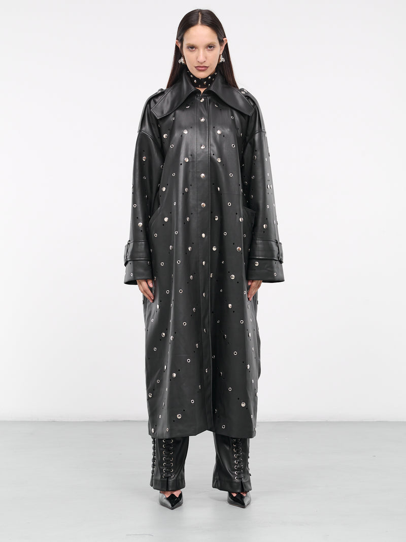 Oversized Studded Coat (CO04BL-BLACK)