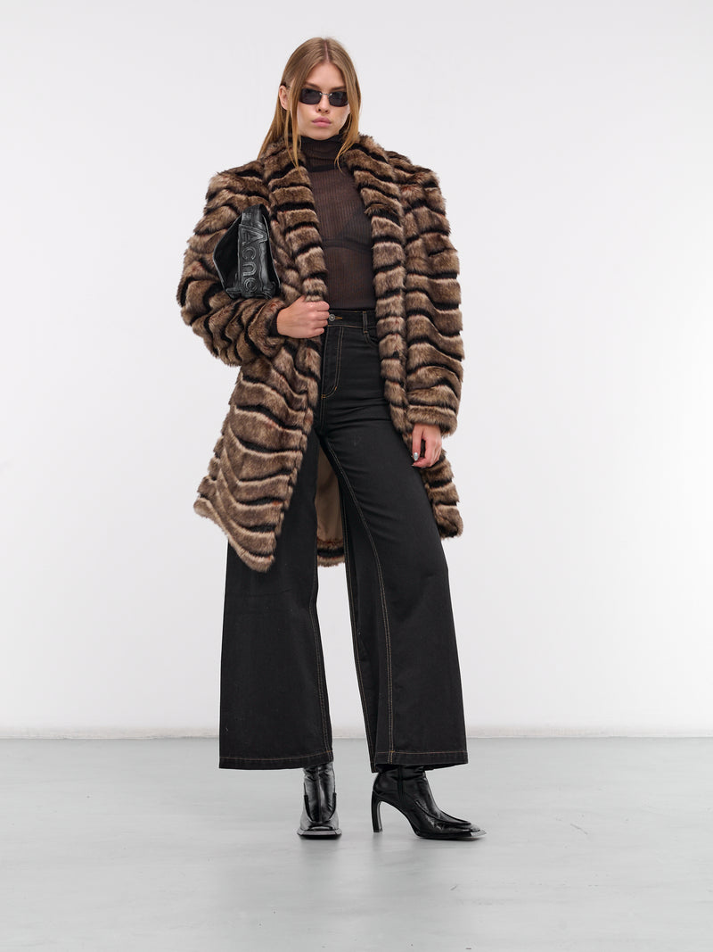 Fur Coat (COAT1FUR-BROWN)