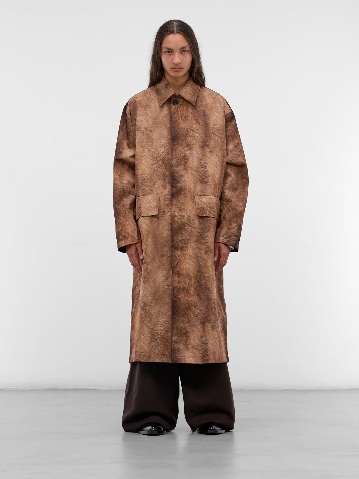 Cohen Fur Print Mac Coat (COHEN-M25W2006-PRINTED-FUR)