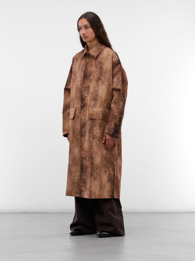 Cohen Fur Print Mac Coat (COHEN-M25W2006-PRINTED-FUR)