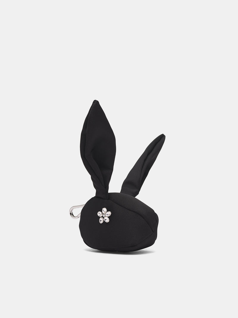 Hare Coin Purse Charm Bag (COINPURSE1-0812-BLACK-CLEAR)