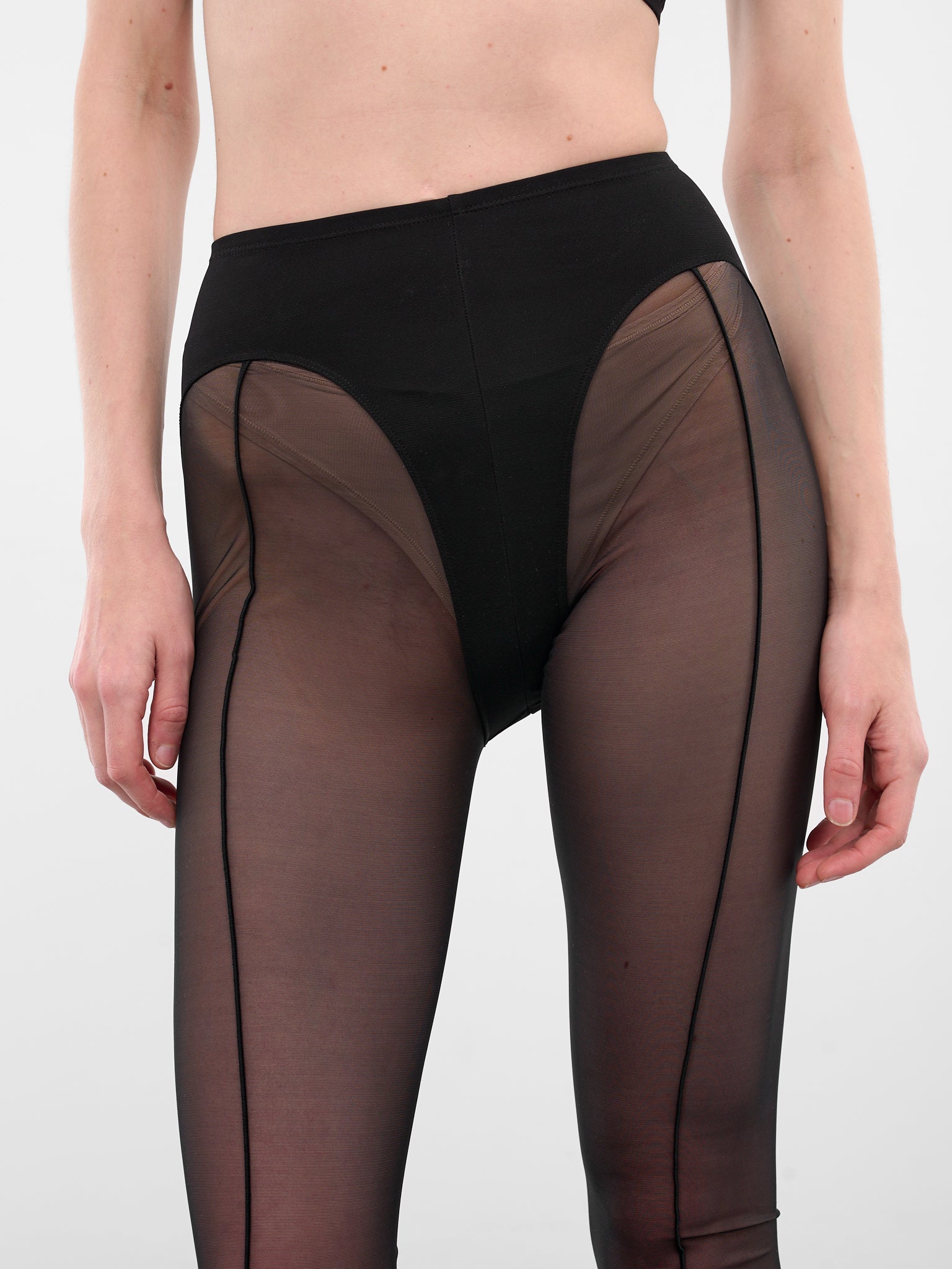 Black Re-Edit Pantyhouse Tights (COM10HO0001572-BLACK)