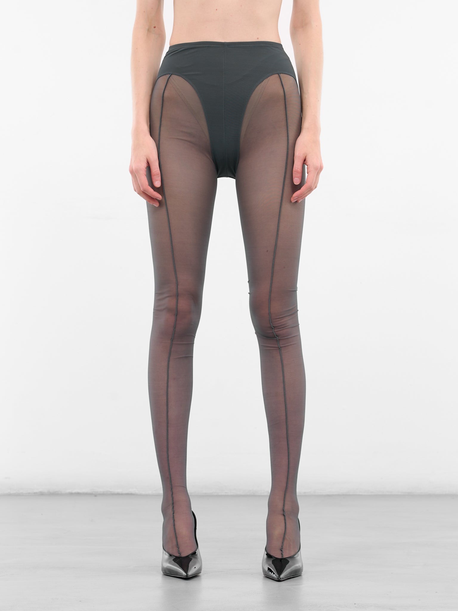 Gray Re-Edit Pantyhouse Tights (COM10HO0001572-SLATE-GREY