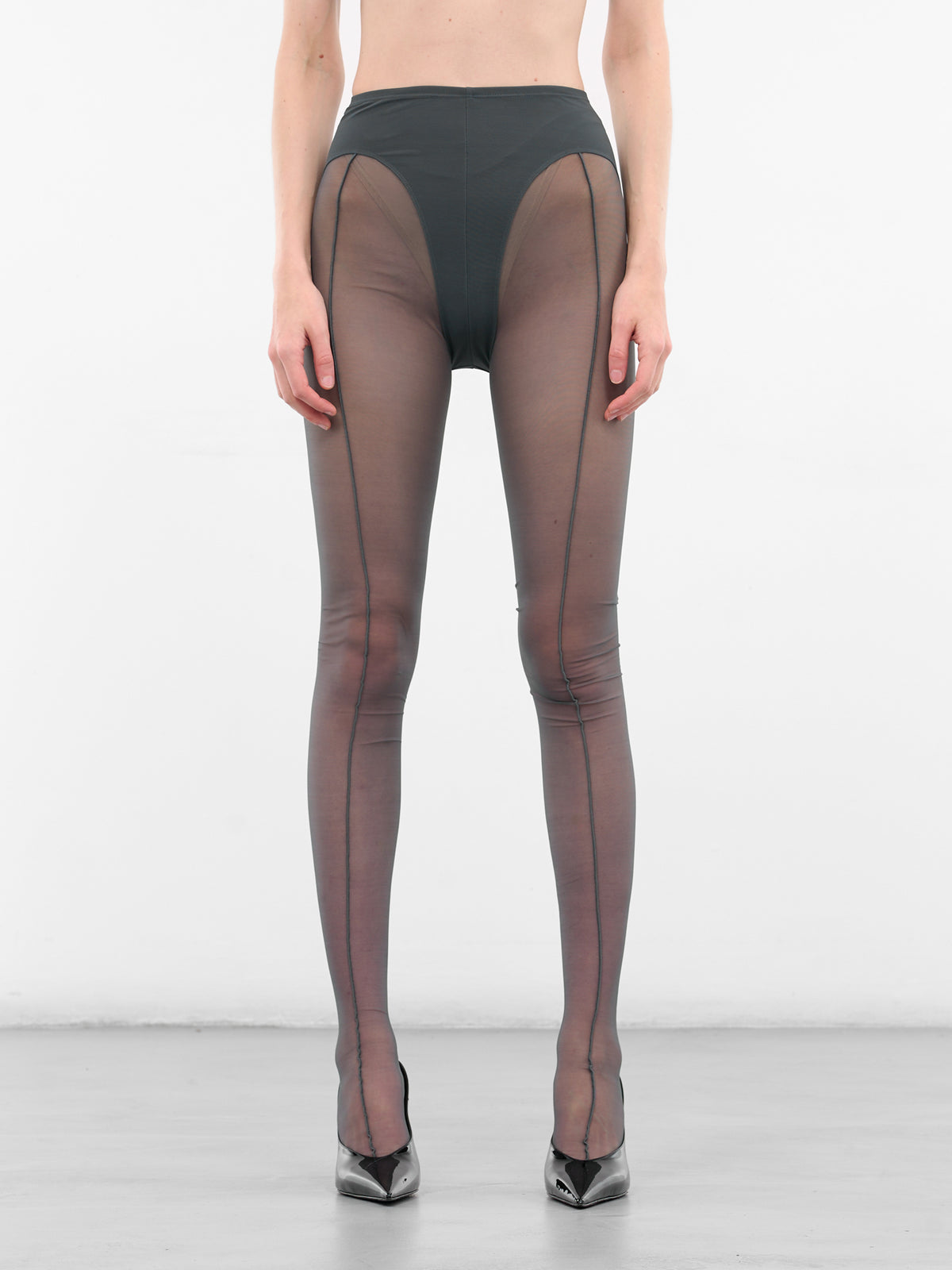 Gray Re-Edit Pantyhouse Tights (COM10HO0001572-SLATE-GREY