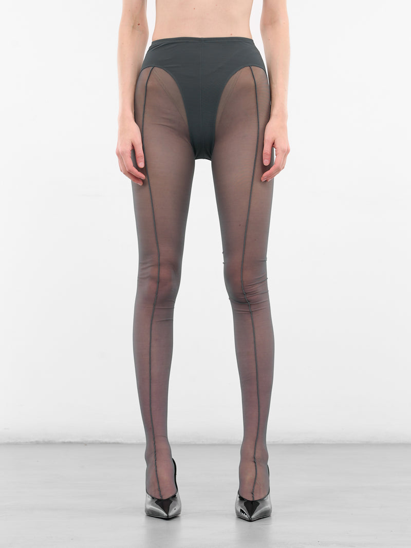 Gray Re-Edit Pantyhouse Tights (COM10HO0001572-SLATE-GREY