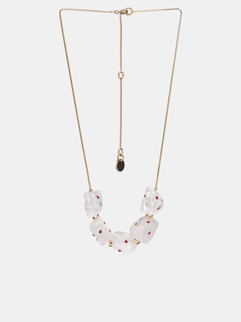 Crystal Necklace (COMV0417A0-PD000-00W09-GLASS)