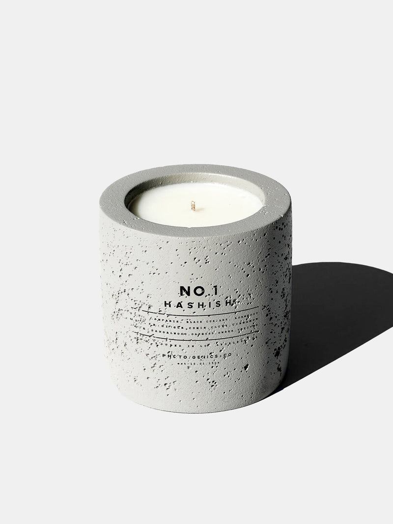 Hashish Concrete Candle (CONCRETE-CANDLE-HASHISH)