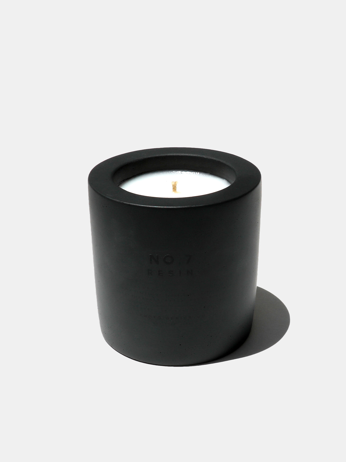 Resin Concrete Candle (CONCRETE-CANDLE-RESIN)