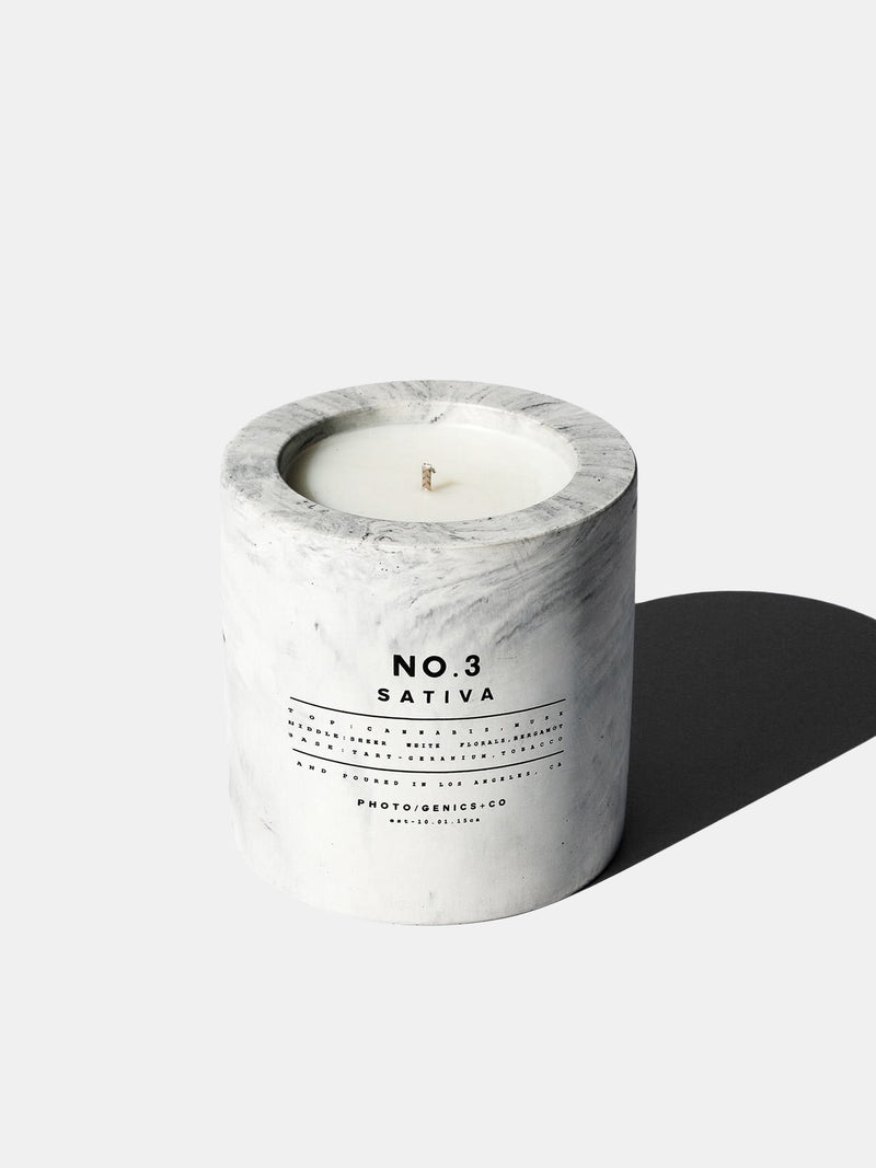 Sativa Concrete Candle (CONCRETE-CANDLE-SATIVA)