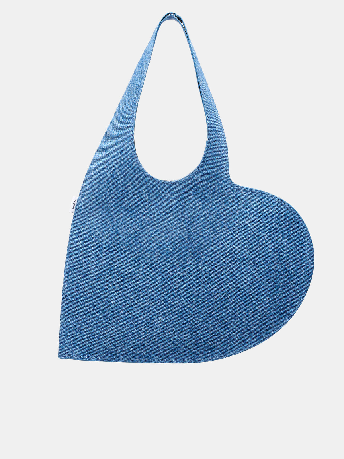 Denim Mini Heart Tote Bag (COPBA14BIS202-WASHED-BLUE)