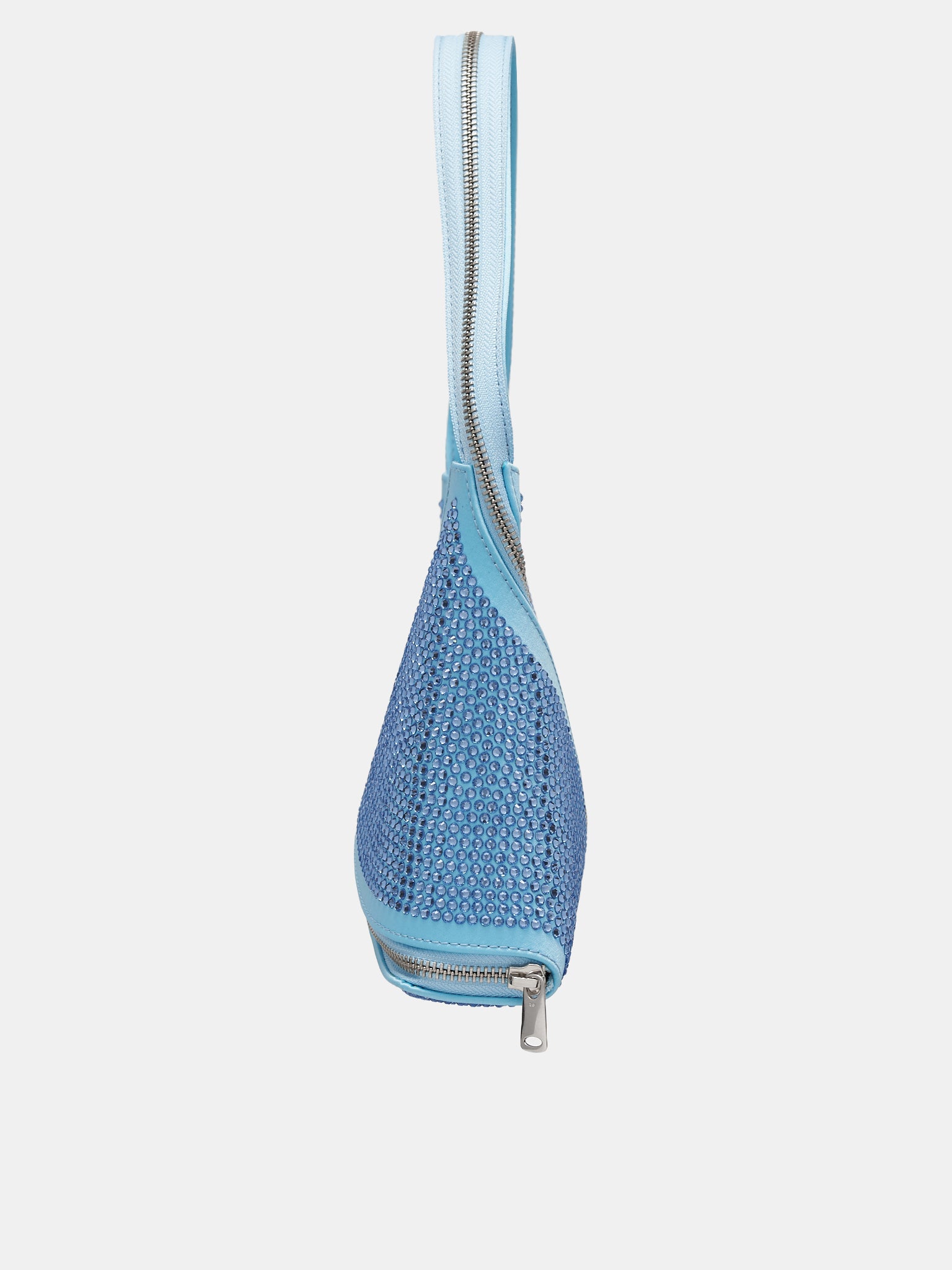 Embellished Zip Baguette Bag (COPBA40BIS461-ICE-BLUE)
