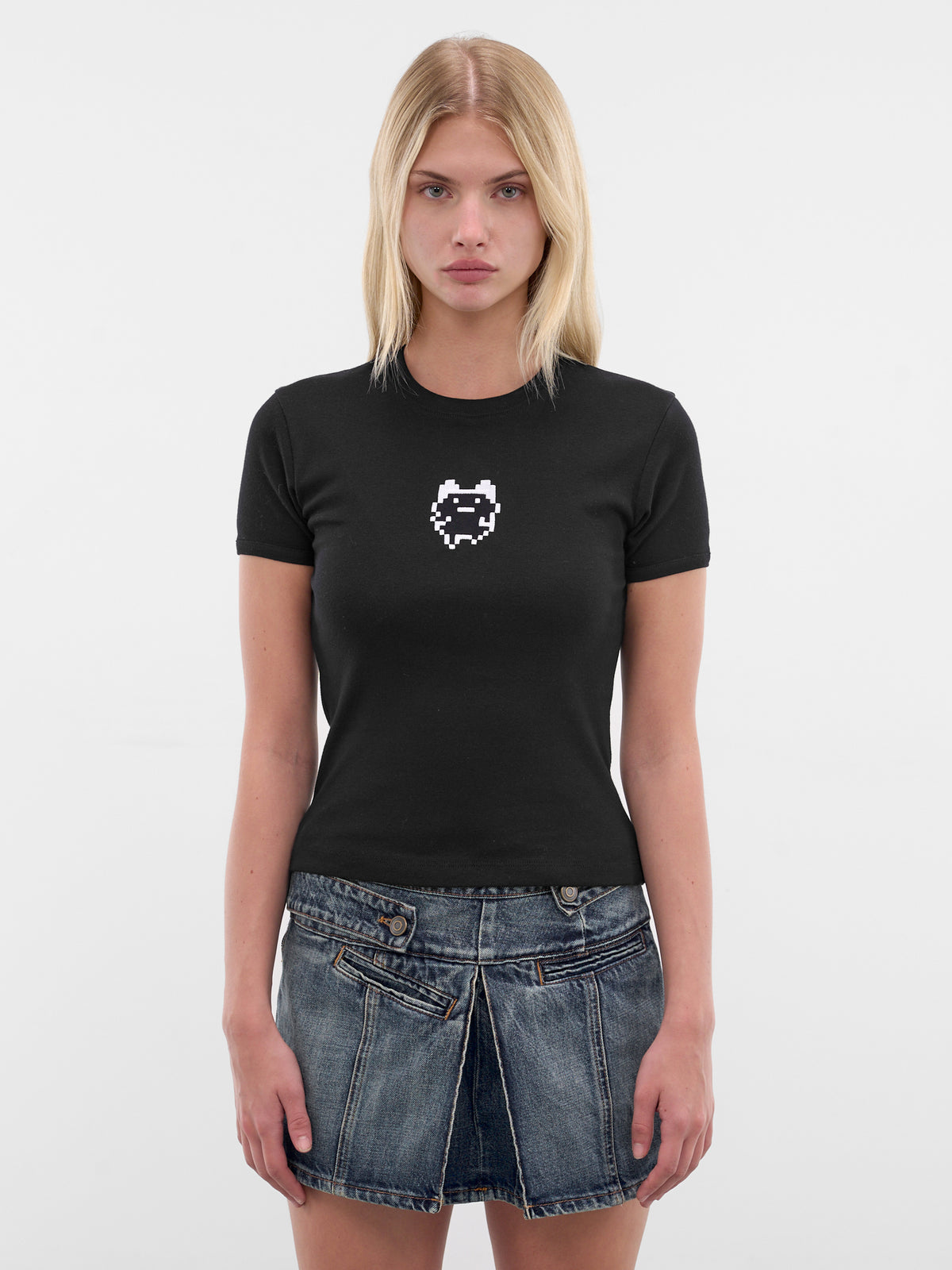 Black Tamagotchi Graphic Tee (COPBJS07F5012-BLACK)