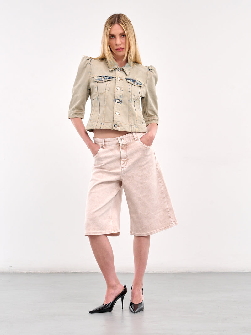 Cropped Denim Jacket (COPBL30F2035-GREY)