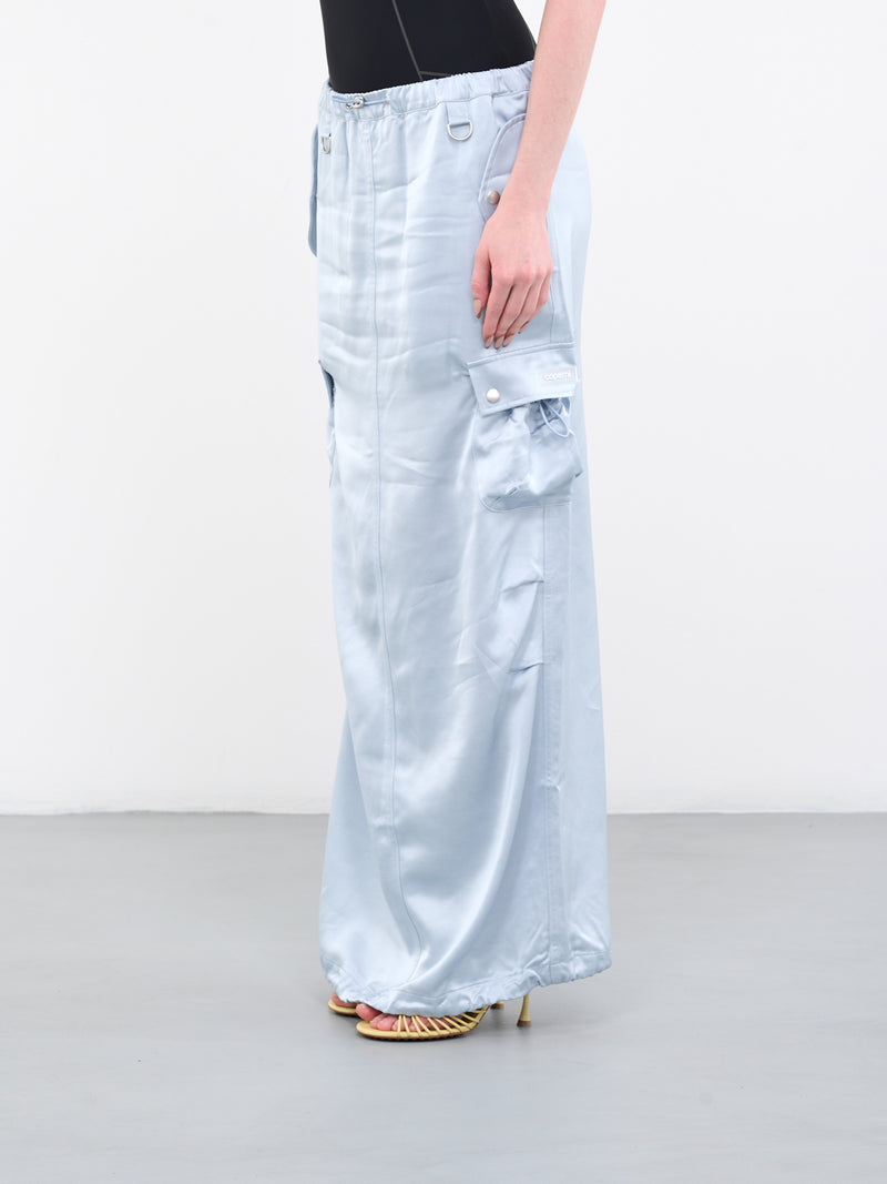 Cargo Maxi Skirt (COPJ21BIS060-ICE-BLUE)