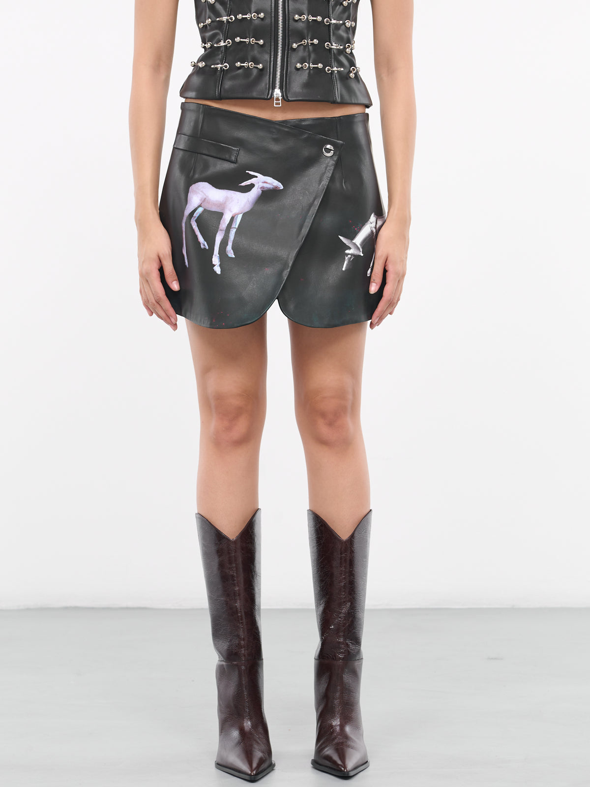 AI Allegory Mini Skirt (COPJ24703-MIDNIGHT)