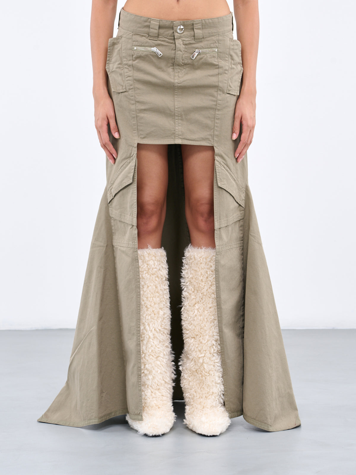 COPERNI Paneled Cargo Skirt | H.Lorenzo - front