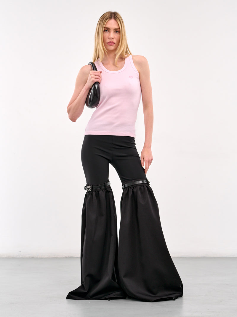 Rib-Knit Logo Tank (COPJS12F5033-PINK)