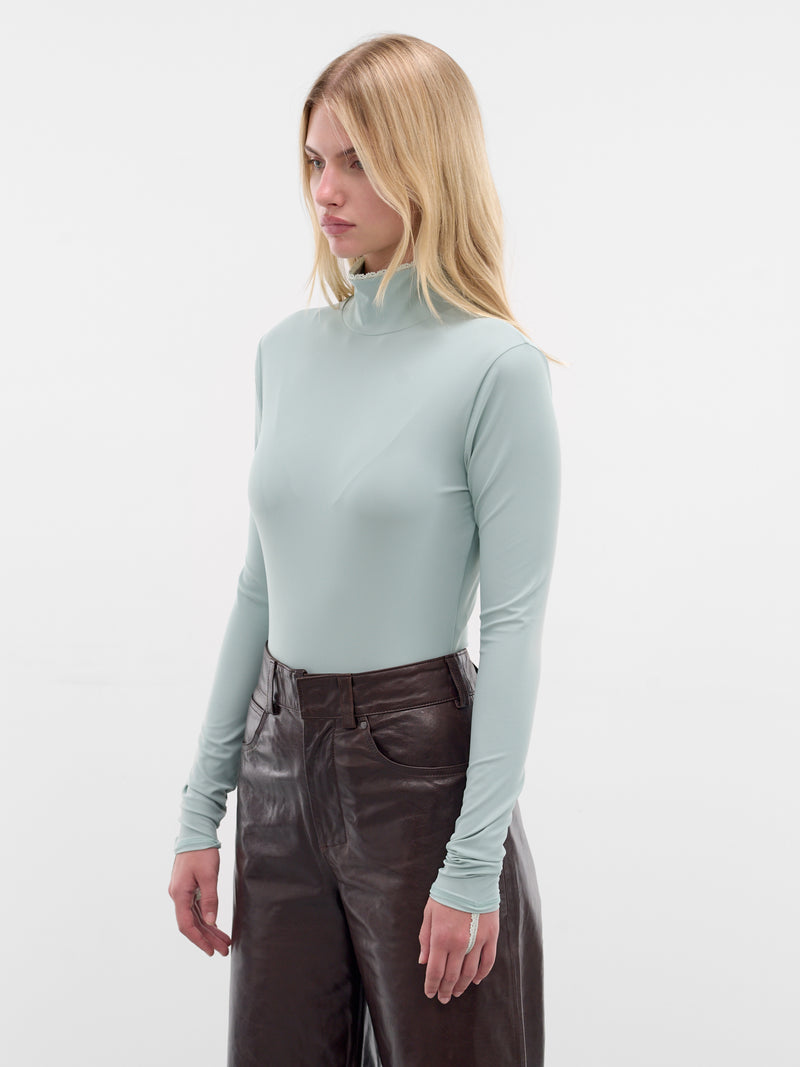 Green Nylon Bodysuit (COPJS189F5021-GREEN)