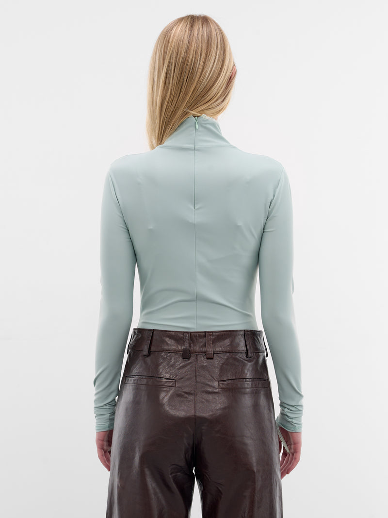 Green Nylon Bodysuit (COPJS189F5021-GREEN)