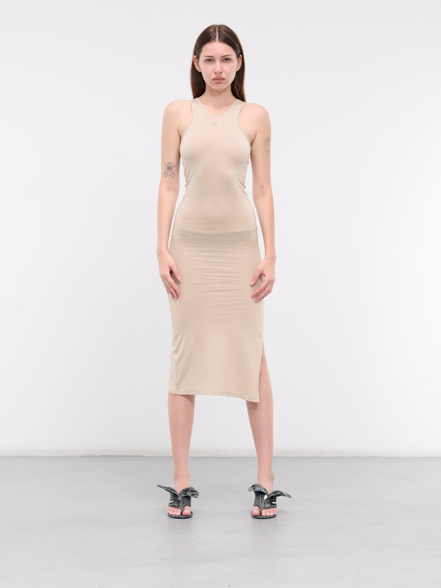 Tank Midi Dress (COPJS72571-BEIGE)