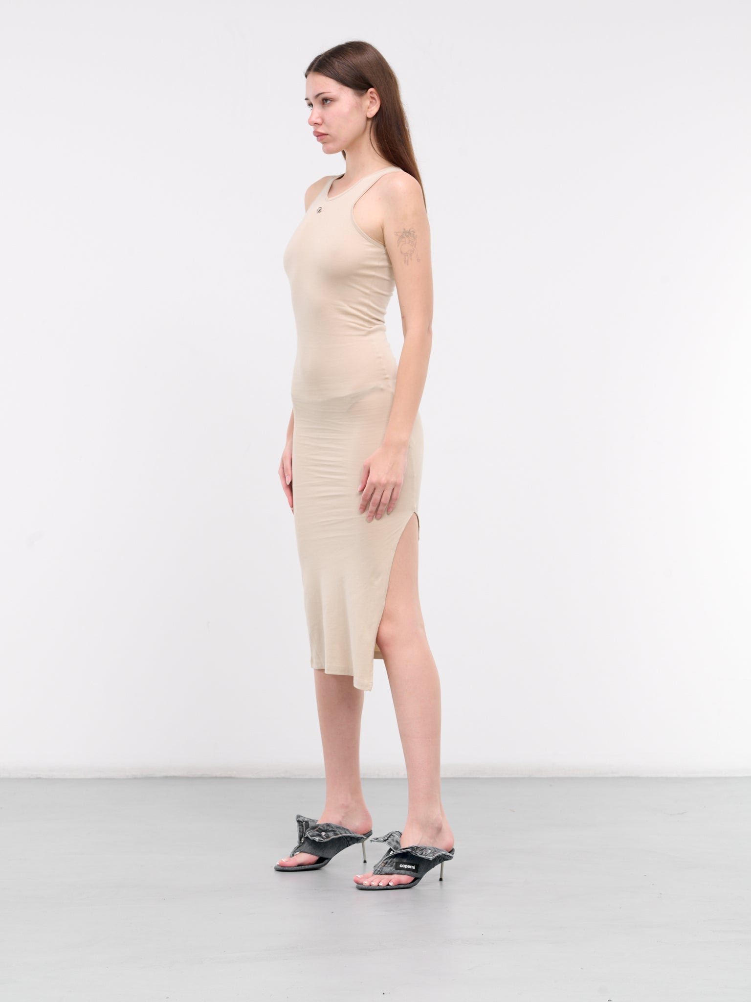 Tank Midi Dress (COPJS72571-BEIGE)